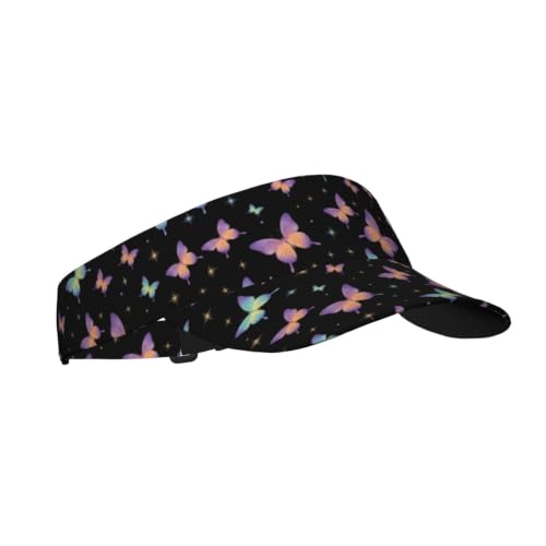 Leopard Print Sunscreen Visor Cap Adjustable Empty Top Outdoor Sports Hat - color: 7