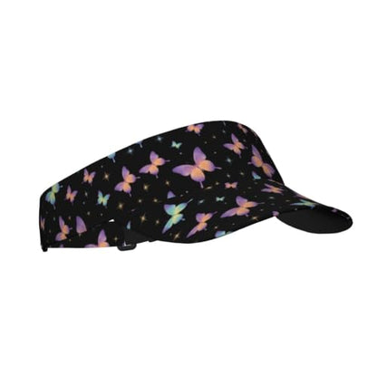 Leopard Print Sunscreen Visor Cap Adjustable Empty Top Outdoor Sports Hat - color: 7