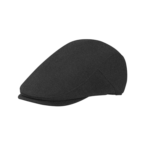 Men's Adjustable Newsboy Hat Classic Flat Gatsby Cabbie Ivy Cap for Golf Driving Winter - color: Darkgrey, size: Medium