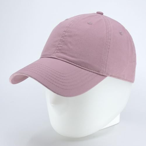 Classic Blank Dad Hat Cotton Adjustable Strap Baseball Cap - color: Ca Indian Pink
