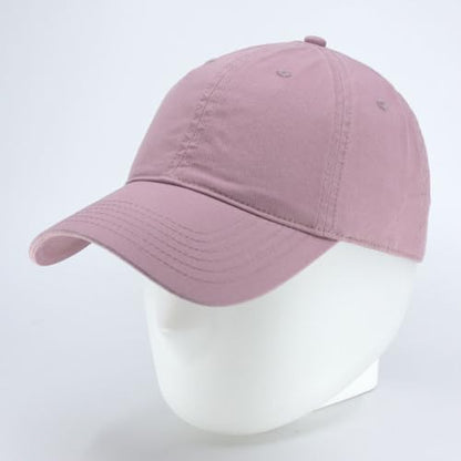 Classic Blank Dad Hat Cotton Adjustable Strap Baseball Cap - color: Ca Indian Pink