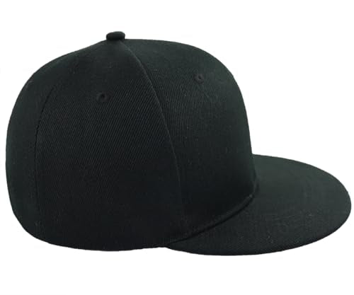Funny Chef Hats, Snapback Flat Bill Dad Hat for Men, Adjustable Cotton Embroidered Knives Kitchen Women Baseball Caps - color: Black