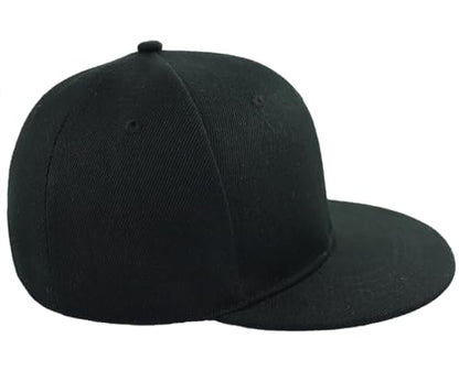 Funny Chef Hats, Snapback Flat Bill Dad Hat for Men, Adjustable Cotton Embroidered Knives Kitchen Women Baseball Caps - color: Black