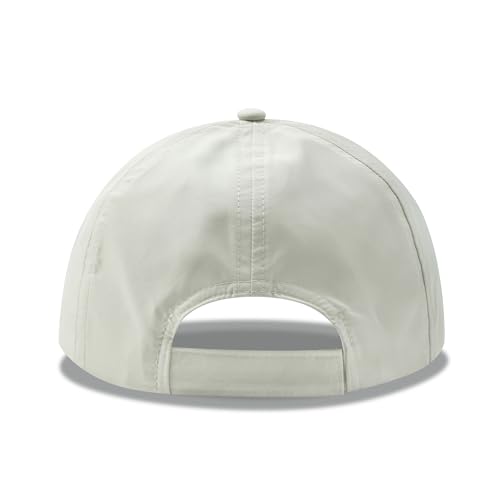 Clakllie Quick Dry 5 Panel Cap for Men Summer Folding Outdoor Hat Breathable Baseball Cap Unstructured Running Hiking Hats - color: Cduk-bssq2582-cream