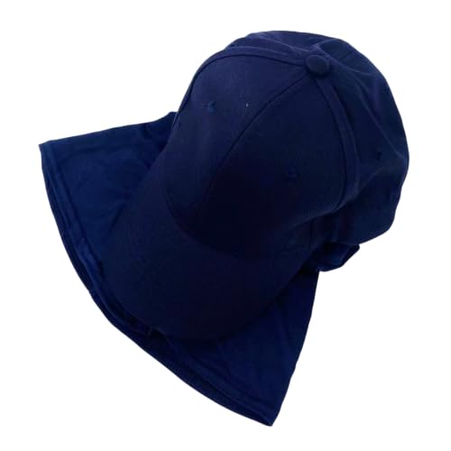 One-Piece Hijab Baseball Cap for Women Quick Dry Sun Hat Outdoor Headscarf - color: Navy