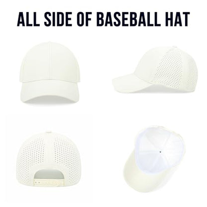 Quick Dry Baseball Cap Curved Brim Snapback Hat Mesh for Men Women - color: Pink+lightgrey+offwhite
