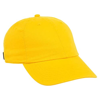 Lids Blank Baseline Dad Adjustable Strapback Hat - color: Gold