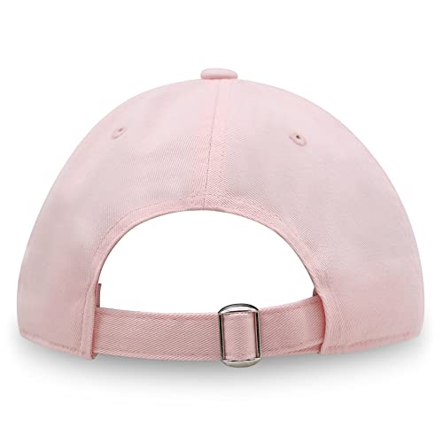 JPAK Two Tomatoes Premium Dad Hat Embroidered Cotton Baseball Cap Vegetables Embroidery - color: Light Pink