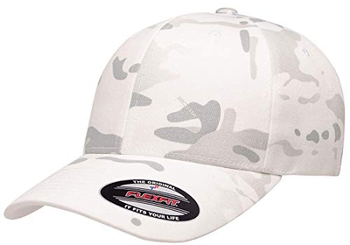 Flexfit Men's Athletic Baseball Fitted Cap, Multicam Alpine, L/XL
