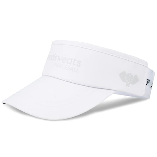 Headsweats Performance Pickleball Hats and Visors - color: White, style: Visor