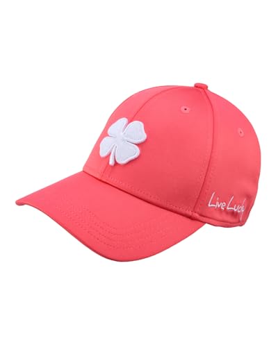 Black Clover Premium Flex Cap - color: 144 - (Raspberry/White), size: Small-Medium