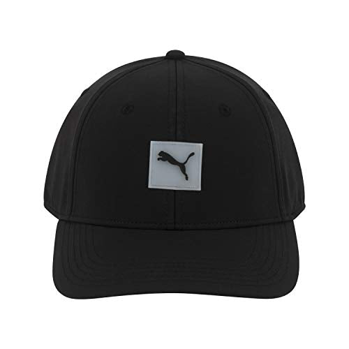 PUMA Stretch Fit Cap - color: Black, size: Small-Medium