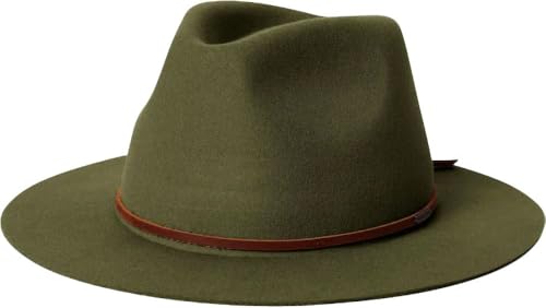 Brixton Men's Marcos Fedora - color: Green, size: Small