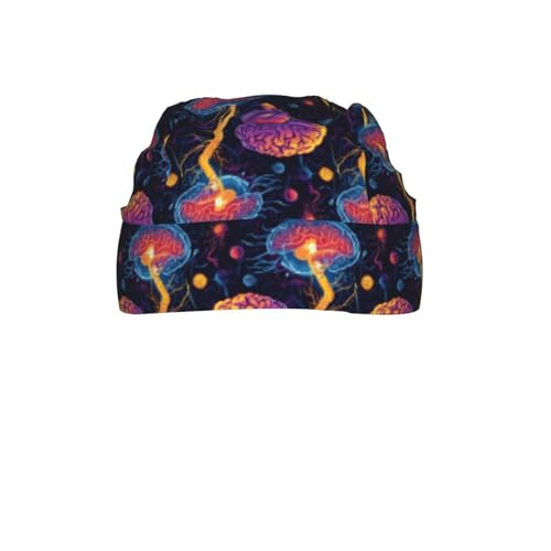 Adjustable Cycling Cap, Quick Dry Sports Bandana Skull Cap Helmet Liner - color: Human Brain Neurology Brains Cells