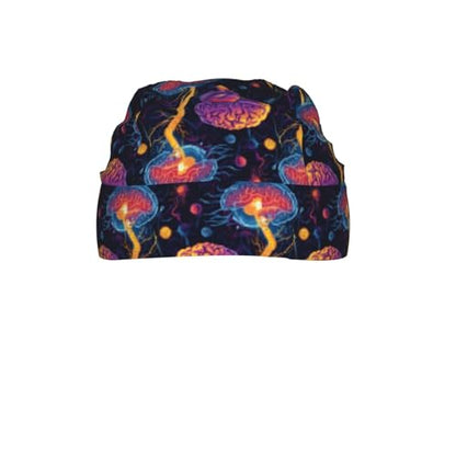 Adjustable Cycling Cap, Quick Dry Sports Bandana Skull Cap Helmet Liner - color: Human Brain Neurology Brains Cells