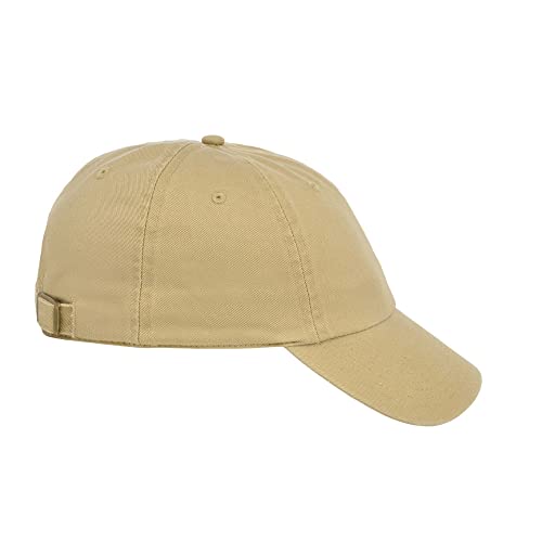 Lids Blank Baseline Dad Adjustable Strapback Hat - color: Khaki