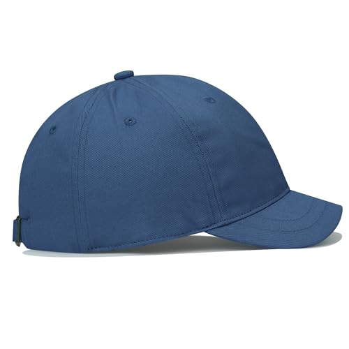 Croogo Cotton Short Brim Hat Low Profile Baseball Cap Unisex Streetwear - color: Urban Blue