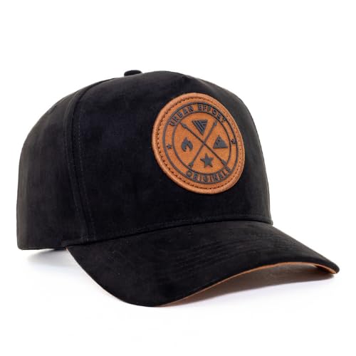 Urban Effort Trucker Hat for Men & Women, Mesh Back Baseball Cap, 5 Panel - color: Black, style: Classic Snapback