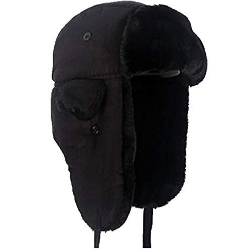 Women Men Hats Trapper Hat Winter Trooper Hat Ushanka Ear Flap Hunting Hat Windproof Skiing Snow Hat Caps Earflaps Russian Hats Thermal Cold Weather Hats Balaclavas Cycle Warm Hat
