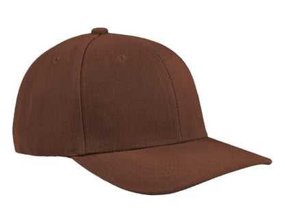 TK Flex Blank Hats, Adjustable Plain Hats, Casual Women's and Men's Hats, Baseball Caps for Patches and Embroidery, 12 Pack - color: Brown