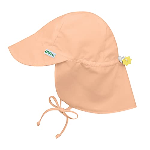 Green Sprouts Unisex-Baby Flap Sun Protection Swim HatHat - color: Coral, size: 2-4T