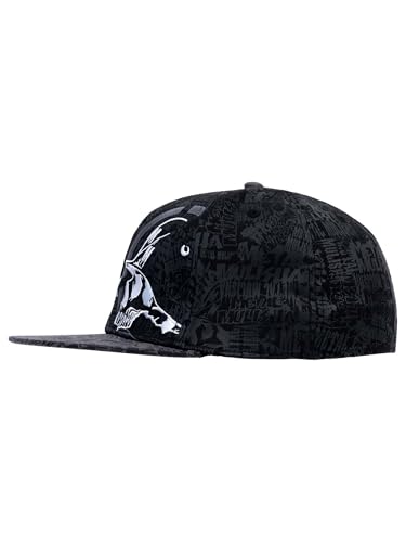 Metal Mulisha Ghost 3 Flex Hat - color: Black Gray, size: Large-X-Large