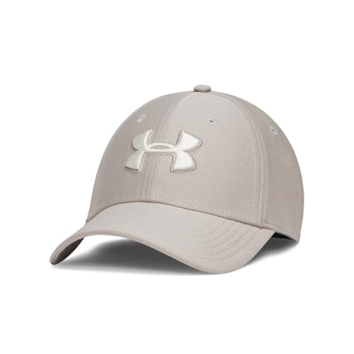 Under Armour Men's Heathered Blitzing 3.0 Cap - color: (203) Timberwolf Taupe / / Stone, size: Small-Medium