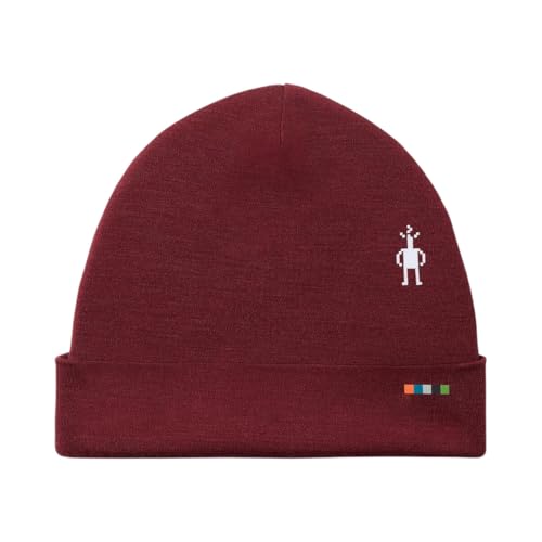 SmartWool Unisex Adult Thermal Merino Reversible Cuffed Beanie - color: Cherry Lacquer