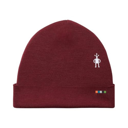 SmartWool Unisex Adult Thermal Merino Reversible Cuffed Beanie - color: Cherry Lacquer