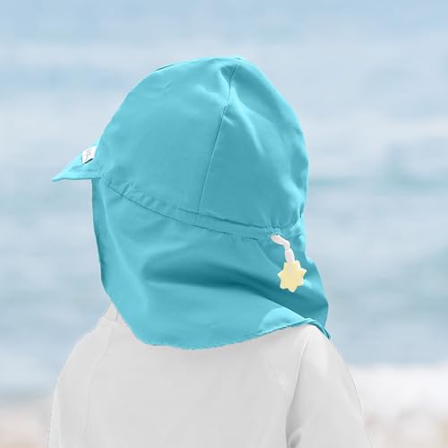 Green Sprouts Unisex-Baby Flap Sun Protection Swim HatHat - color: Aqua, size: 9-18 Months