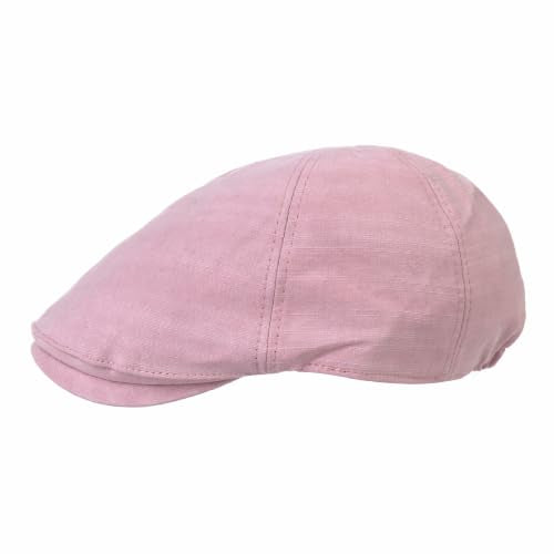 WITHMOONS Simple Newsboy Hat Flat Cap SL3026 - color: Pink, size: One Size