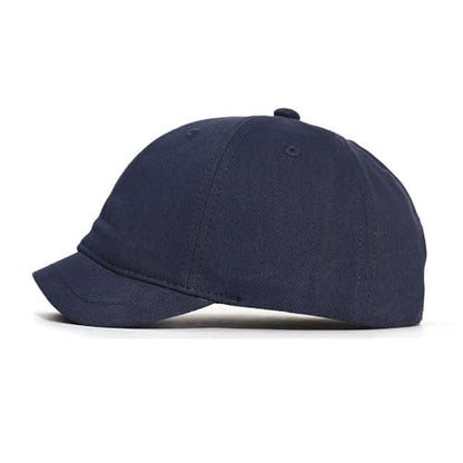 Men's Short Brim Baseball Cap Quick Dry Lightweight Breathable Adjustable Unstructured Dad Hat - color: Navy