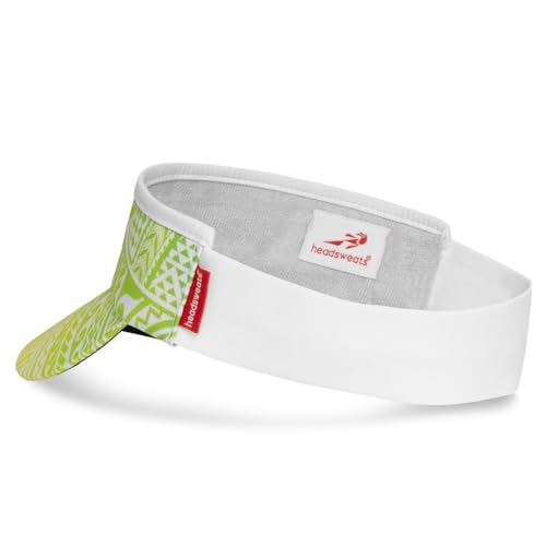 Headsweats Unisex Adult Lightweight Performance Running Sun Visor - color: White Tribal