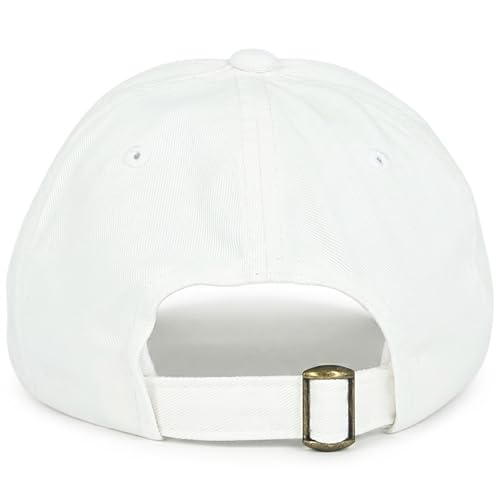 E BY ELIDAN USA Hat, Embroidered American Flag Baseball Cap for Men Women - color: White Navy With Usa Flag