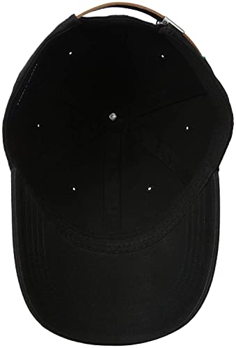 Tommy Hilfiger Men's Cotton Logo Adjustable Baseball Cap - color: Tommy Black