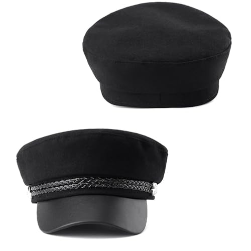 Newsboy Cap Fiddler Cap Cabbie Hat Sailor Fisherman Cap Baker Page Boy Costume Peaked Beret Cap