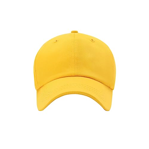 Toddler Sun Hat Toddler Baseball Hats for Boys and Girls(2-7 Years) - color: Yellow
