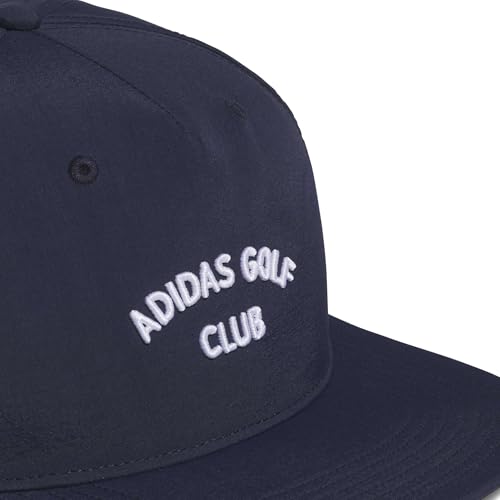 Adidas Unisex 5 Panel Crinkled Nylon Golf Hat - color: Collegiate Navy, size: One Size