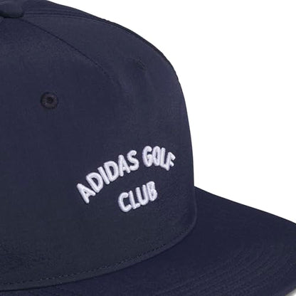 Adidas Unisex 5 Panel Crinkled Nylon Golf Hat - color: Collegiate Navy, size: One Size