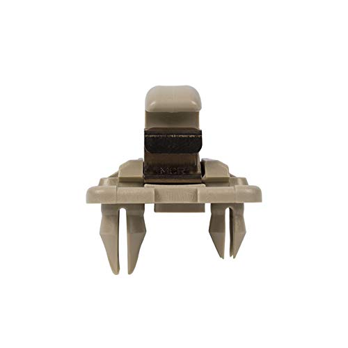 runmade Interior Sun Visor Hook Clip Bracket Replacement for Audi A1 A3 A4 A5 Q3 Q5 Dark Beige 8E0 857 562 - color: Beige