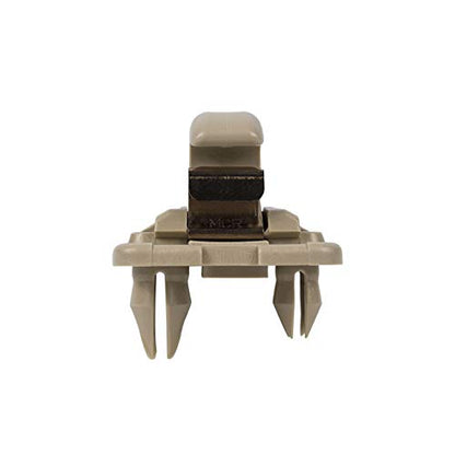 runmade Interior Sun Visor Hook Clip Bracket Replacement for Audi A1 A3 A4 A5 Q3 Q5 Dark Beige 8E0 857 562 - color: Beige
