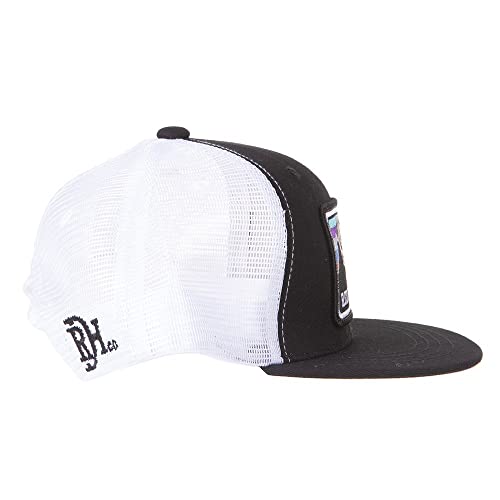 Red Dirt Hat Company Wildlife Hat | 5-Panel Western Adjustable Snapback Cap - color: Black