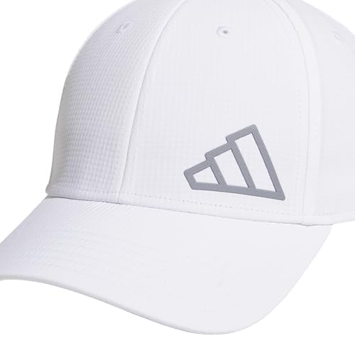adidas Men's Showcase Snapback Hat - color: White/Grey/Black