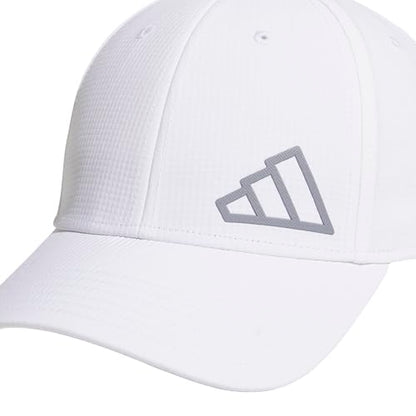 adidas Men's Showcase Snapback Hat - color: White/Grey/Black