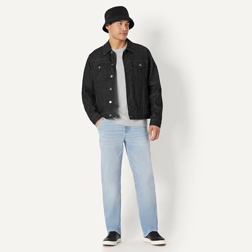 Amazon Essentials Men's Washed Cotton Canvas Bucket Hat - color: Black, size: Large-X-Large