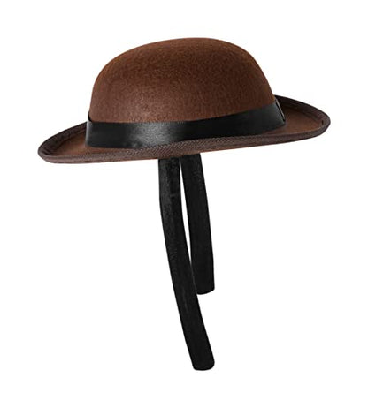 Rubies Distressed Brown Mini-Derby Hat for Adults, Women's No Size