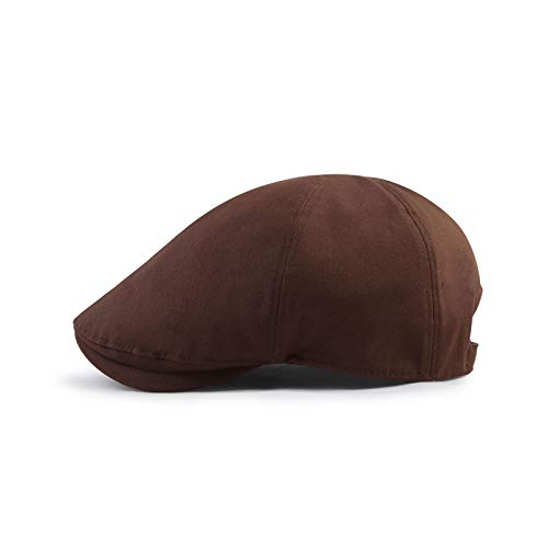 WITHMOONS Newsboy Hat Original Clean Up Adjustable Style Ivy Hat MAAD0884 - color: Brown