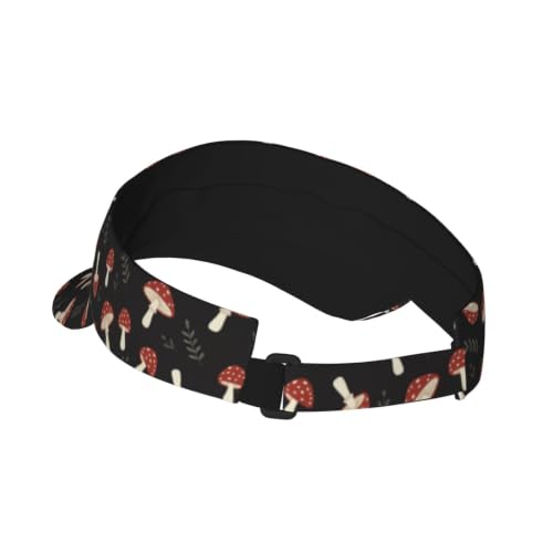 Leopard Print Sun Visor Hat Adjustable Sports Beach Cap for Men Women - color: 11