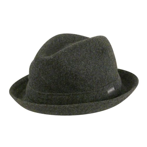 Kangol Wool Player Fedora - color: Dark Flannel, size: Small
