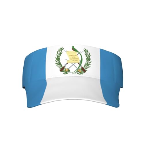 Cute Flag Visors Sun Protection Hats for Men Women Fashion Outdoor Sun Visor Hats Adjustable Summer Hat - color: Guatemalan Flag